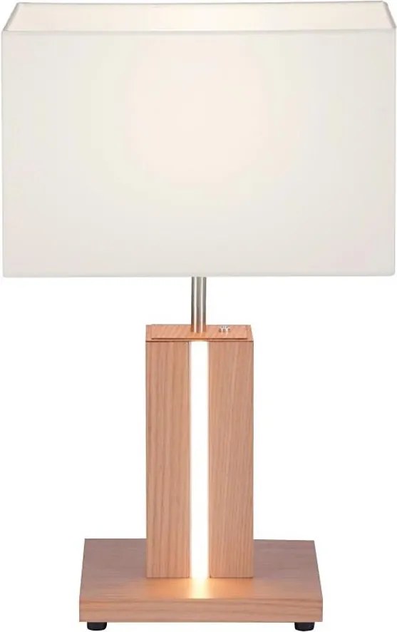 Leuchten Direkt 11421-78 - LED stolová lampa AMANDA 1xE27/40W/230V + LED/5W
