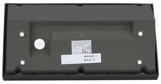 LED Vonkajšie nástenné svietidlo LED/20W/230V 4000K IP65 čierna