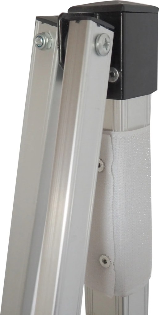 Rýchlorozkladací  nožnicový stan  3x4,5m – hliníkový, Biela, 1 bočná plachta