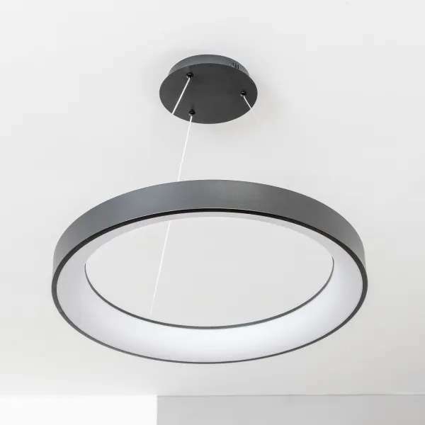 BRILAGI - stmievateľný LED luster na lanku FALCON II LED/99W/230V pr. 60 cm čierny + diaľkové ovládanie