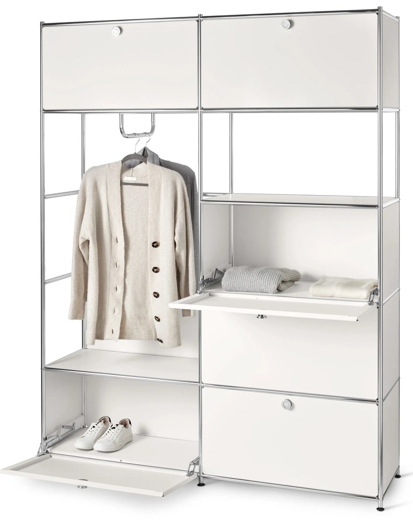 Kovový skriňový systém »CN3«, biely