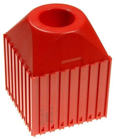 Plastový box pre nástroj s kužeľovou stopkou ISO 30, modul 8x8, 1 dutina, červená
