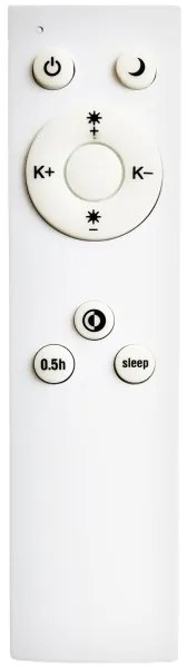 Top Light-LED Kúpeľ. stropné svietidlo PETAL LED/48W/230V IP44 pr.48 cm černá+DO