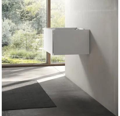 Kúpeľňová skrinka pod umývadlo KEUCO Edition 11 lesklá biela 70 x 35 x 53,5 cm 31341300100