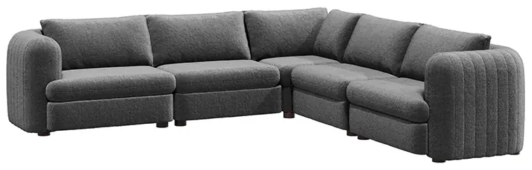 PROXIMA.store - Luxusný minimalistický rohový gauč PLEASURE MAX DRUH LÁTKY: TENDER WAY - 63