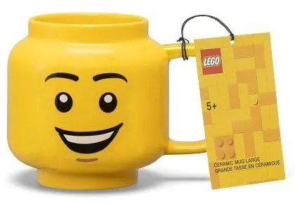 Žltý keramický detský hrnček 530 ml Head - LEGO®