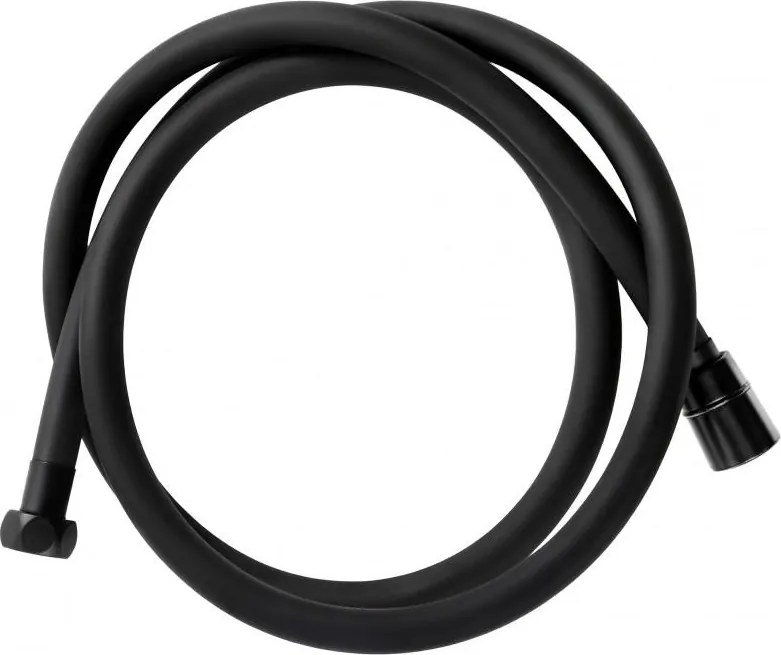 Erga Snake, hladká sprchová hadica 150 cm, Anti-Twist, čierna matná, ERG-YKA-BP.SNAKE-BLK