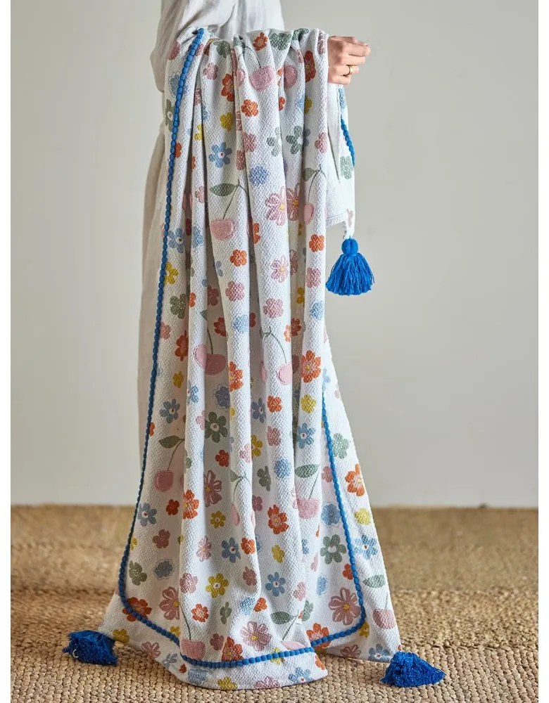 Detská deka z recyklovanej bavlny 130x160 cm Cherry – Bloomingville Mini