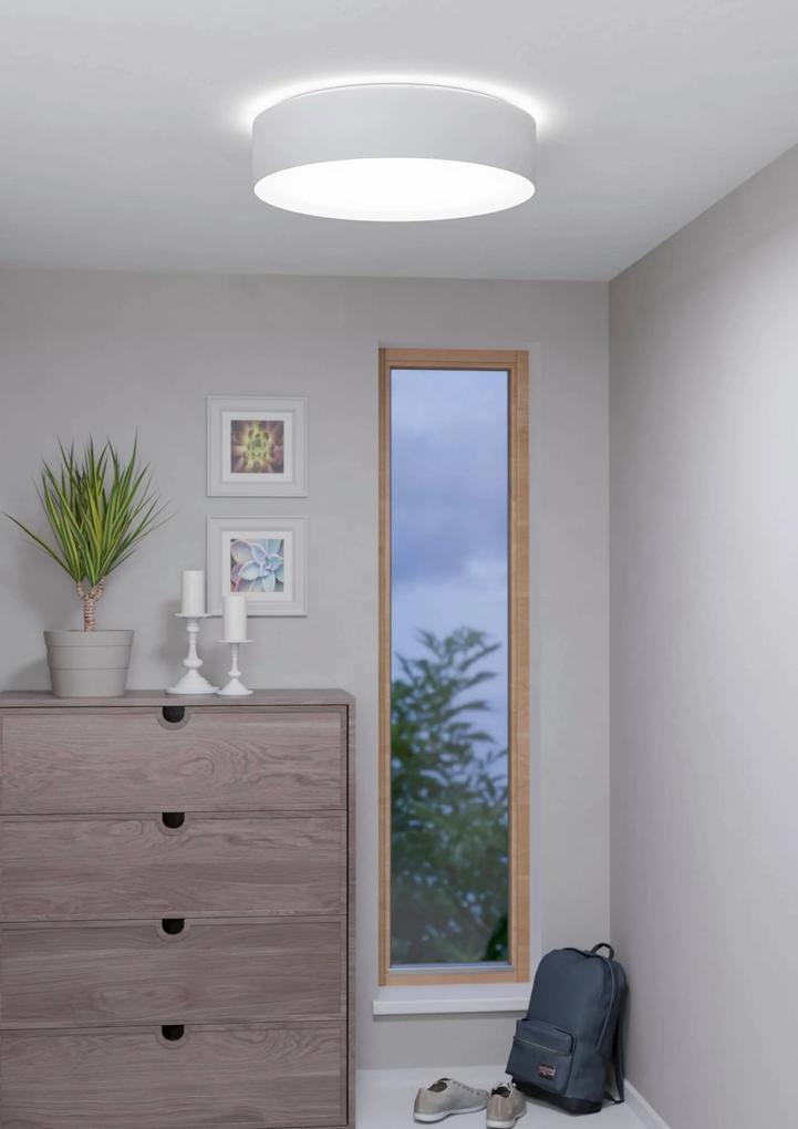 EGLO LED inteligentné stropné svetlo ROMARO-Z, 35W, teplá biela-studená biela, RGB, 57cm, okrúhle, biele