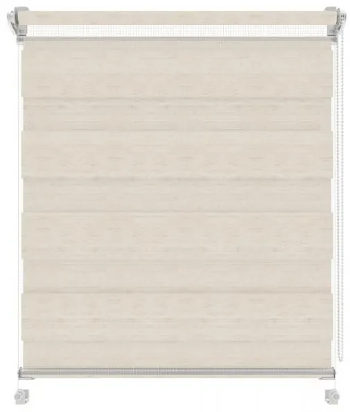 Gario Roleta Deň a noc Nástenná Standard Cream Šírka: 74 cm, Výška: 220 cm