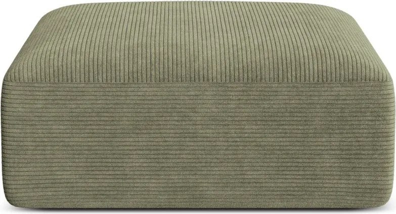 Zelená menčestrová podnožka Campi – Cosmopolitan Design