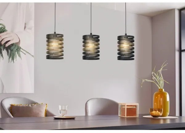 Eglo 99347 - Luster na lanku CREMELLA 3xE27/40W/230V