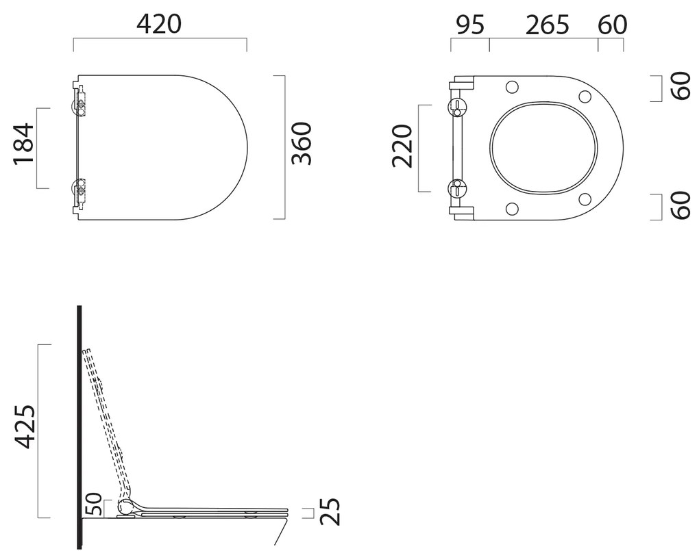 GSI GSI, KUBE X, NORM WC sedátko Soft Close SLIM, duroplast, biela, MS76SN11