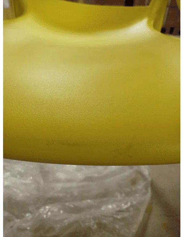 AKCIA Žltá plastová stolička KATO II. akosť