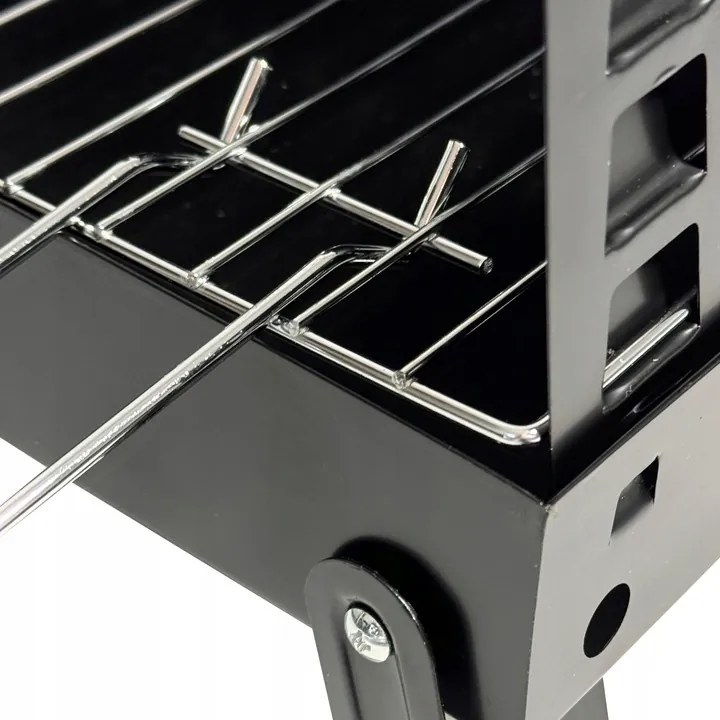Skládací turistický gril BBQ1009 černý