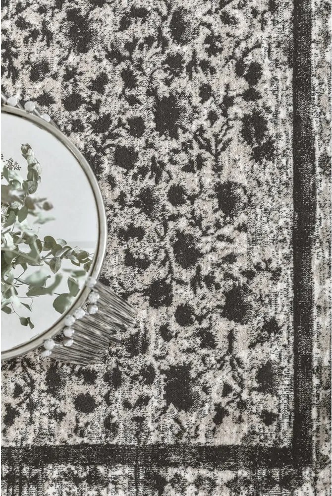 Antracitový vlnený koberec 200x300 cm Agnus Classic – Agnella