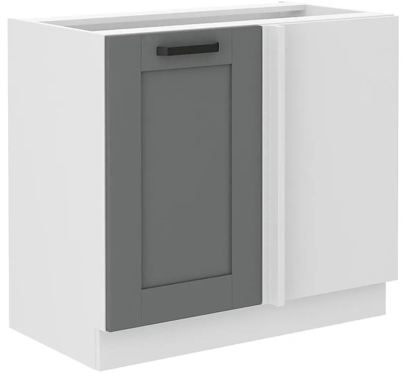 Kuchynská skrinka Luna dustgrey/biela 105 ND 1F BB