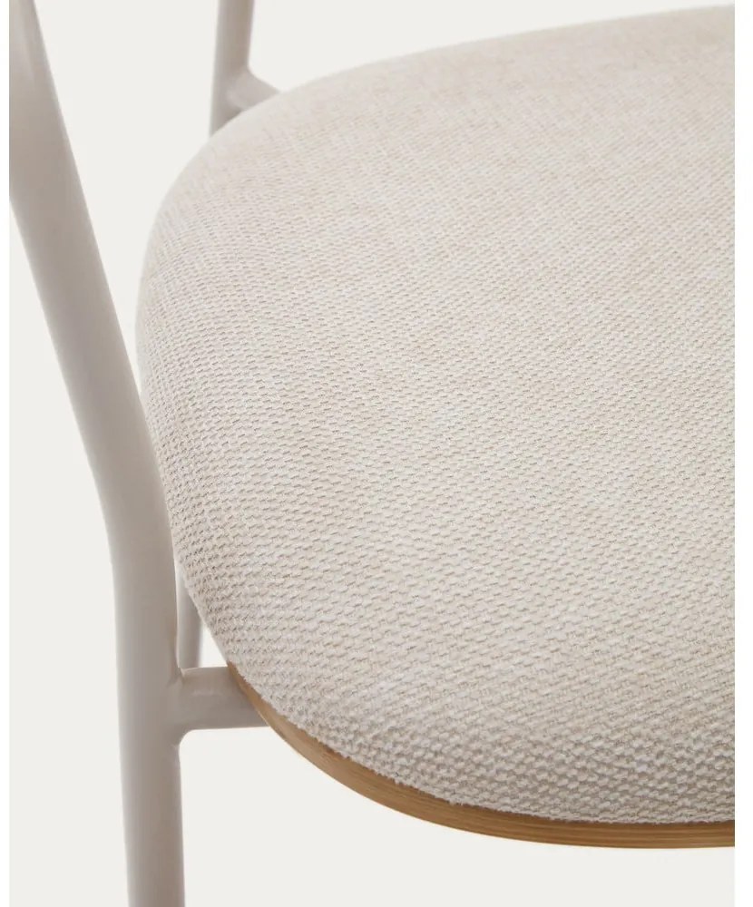 Béžové jedálenské stoličky v súprave 4 ks Maureen – Kave Home