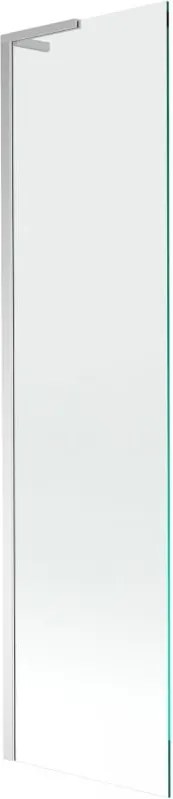 Mexen Next L vaňová zástena s 1-krídlom 50 x 150 cm, transparentná, chróm - 895-050-000-03-00-01