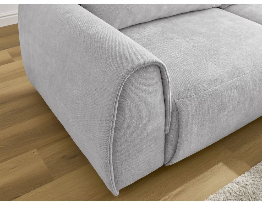 Svetlosivá rohová pohovka Aden – Bobochic Paris