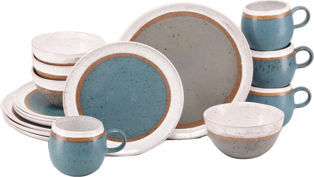 XXXLutz KOMBINOVANÝ SERVIS Fjord Bunt 16-dielne Creatable - Online Only bytové doplnky - 007768074701