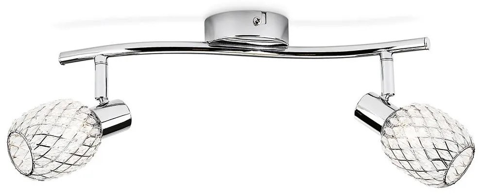 Philips Massive 50272/11/E7 - Bodové svietidlo DELTOID 2xG9/28W/230V lesklý chróm