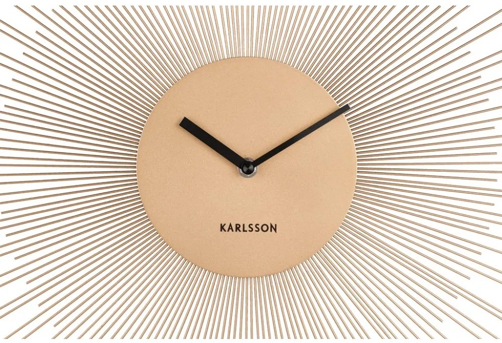Designové nástěnné hodiny 5817GD Karlsson 45cm