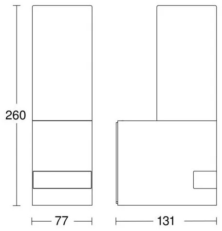 Steinel 065287 - LED Vonkajšie svietidlo so senzorom L 605 LED/9,5W/230V IP44