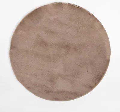 Okrúhly koberec RABBIT, taupe, 120 cm