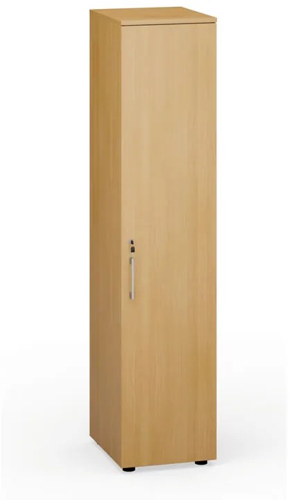 Kancelárska skriňa s dverami PRIMO Classic, 1781 x 400 x 420 mm, buk