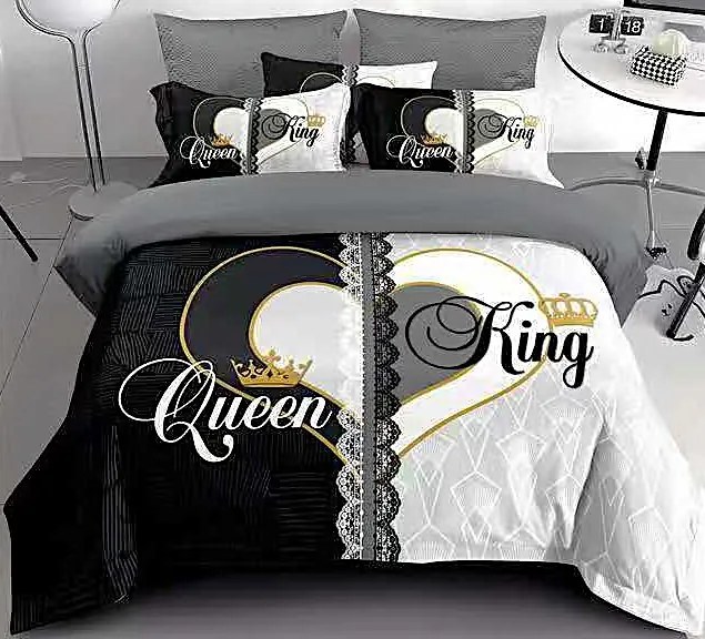 Obliečky King a Queen E Bavlna 7-dielna súprava