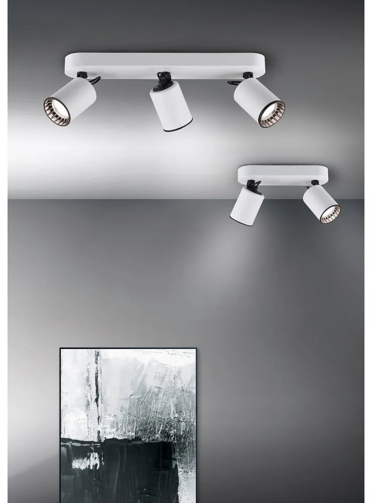 Biele bodové svietidlo ø 6 cm Pago – Trio