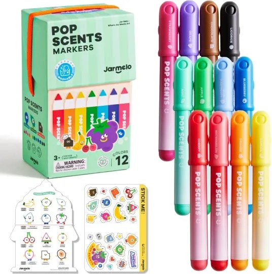 Umývateľné fixky s vôňou Jarmelo 12ks