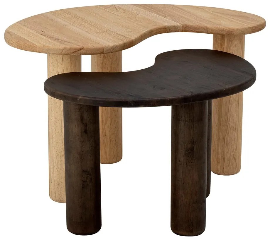 Konferenčný stolík z kaučukového dreva v prírodnej farbe 44x65 cm Luppa – Bloomingville