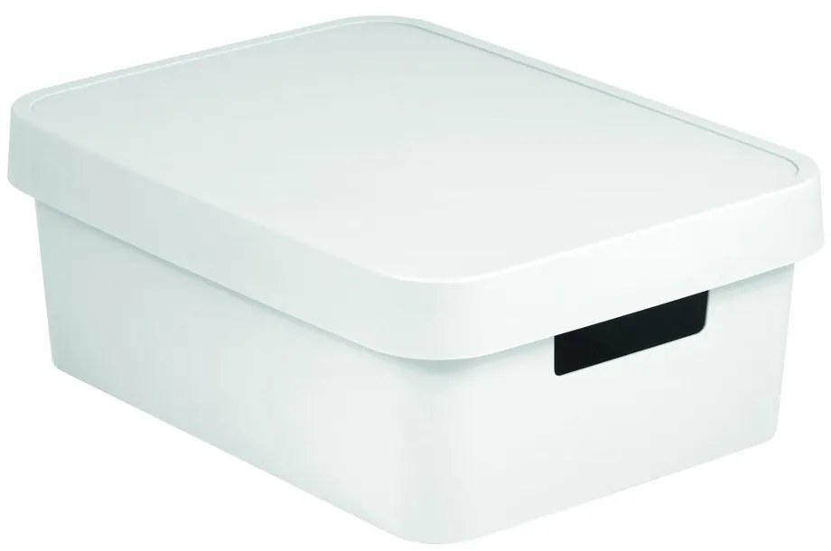 Biely úložný box Curver SIMPLE Lungo
