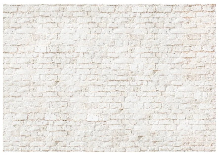 Samolepiaca fototapeta - Biele tehly 147x105