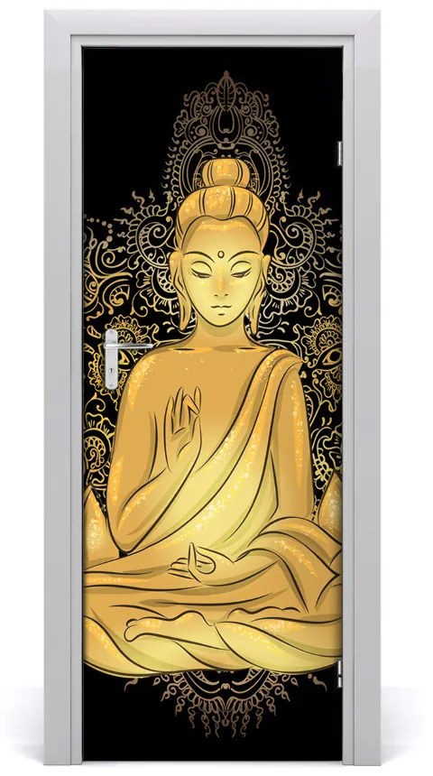 Samolepiace fototapety na dvere Budda i mandala 85x205 cm