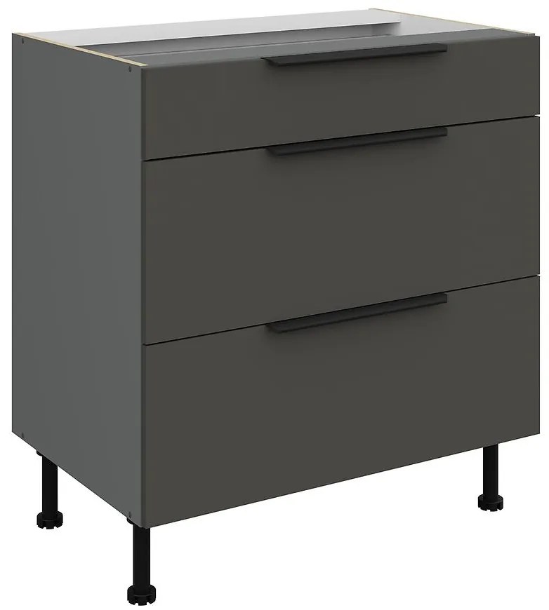 Kuchynská skrinka Aria-Gr/Ant Anti Fingerprint 80d 3s Bb