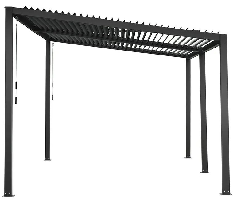 Pultová bioklimatická pergola s lamelami 3 x 4 M