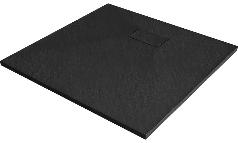 Mexen Hugo, SMC štvorcová sprchová vanička 90 x 90 cm, čierna matná, 42709090