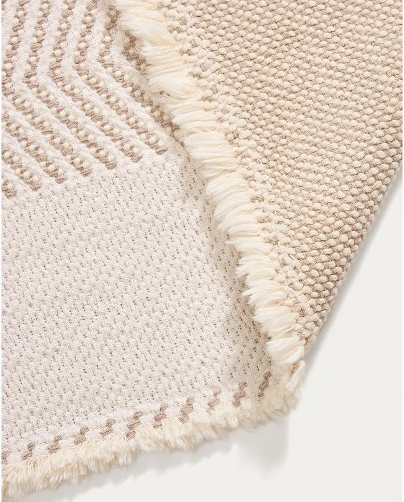 Béžová kúpeľňová predložka 50x70 cm Bina – Kave Home