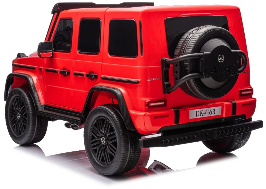 Elektrické autíčko Mercedes G63 AMG 4x200W XXL - červené