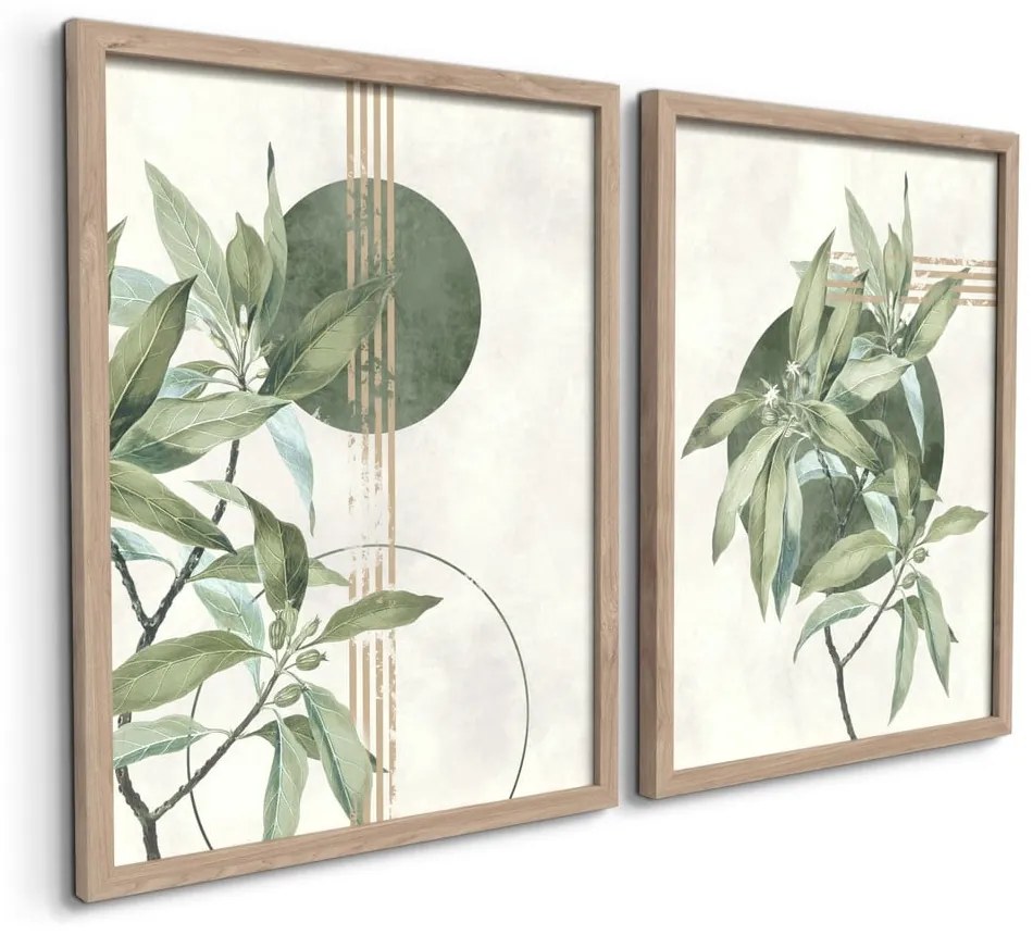 Obrazy v súprave 2 ks 30x40 cm Green – Styler
