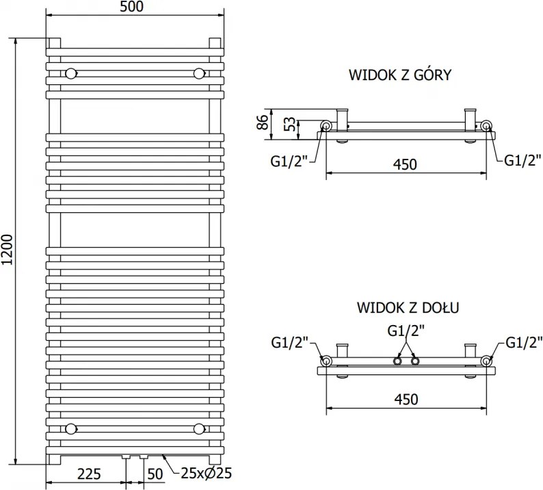 Mexen Sol, elektrické vykurovacie teleso 1200x500 mm + vykurovacia tyč 600 W, antracitová, W125-1200-500-2600-66