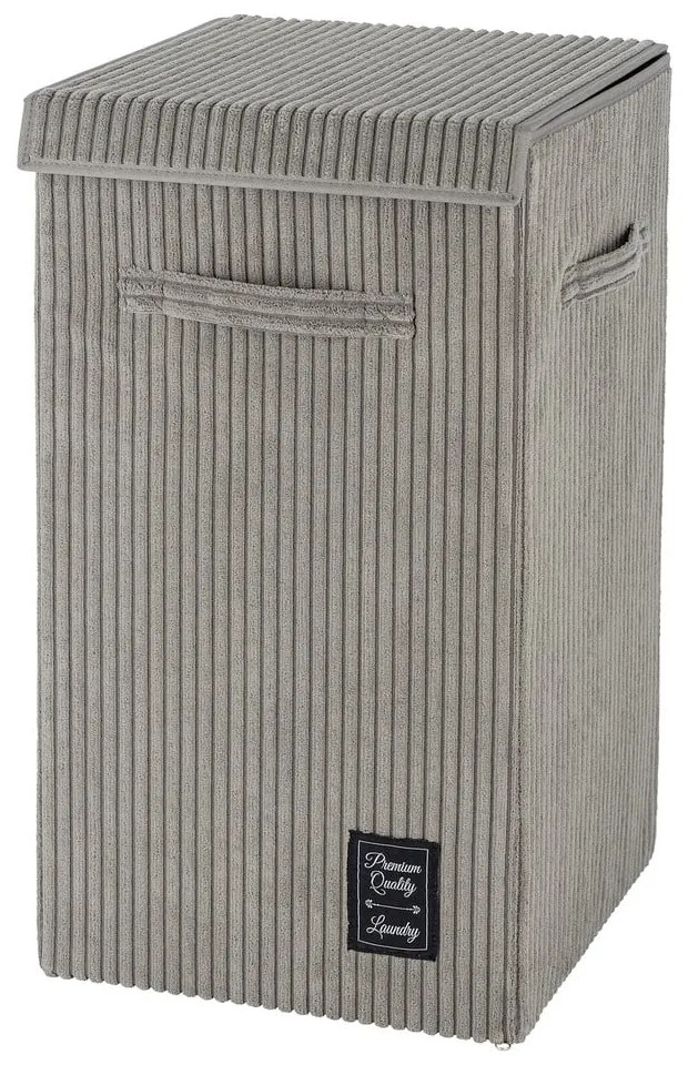 Sivý kôš na bielizeň Wenko Cora, objem 63 l