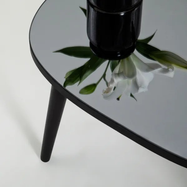 Konferenčný stolík GUSTO 38x75 cm čierna