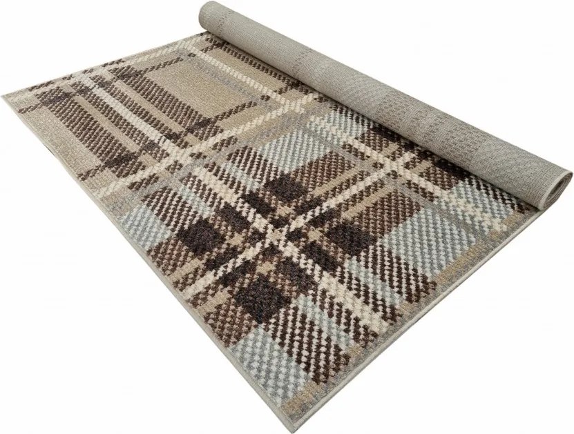 DC Koberec Safir 327 béžová sivá Rozmer: 60×100 cm