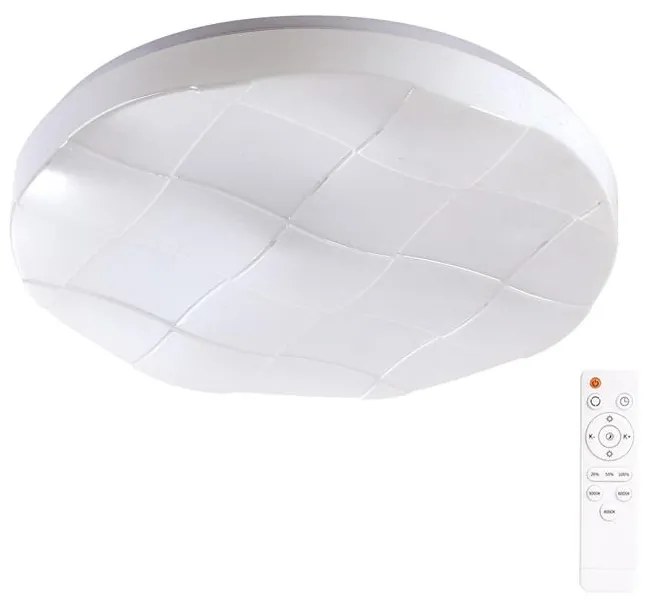Polux LED Stmievateľné stropné svietidlo POLARIS na diaľkové ovládanie LED/48W/230V SA1072