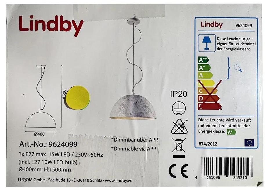 Lindby Lindby - LED RGB Stmievateľný luster na lanku CAROLLE LED/10W/230V LW0896
