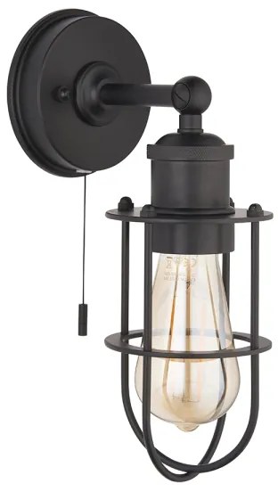 Endon 99948 - Kúpeľňové nástenné svietidlo CREW 1xE27/6W/230V IP44 čierna